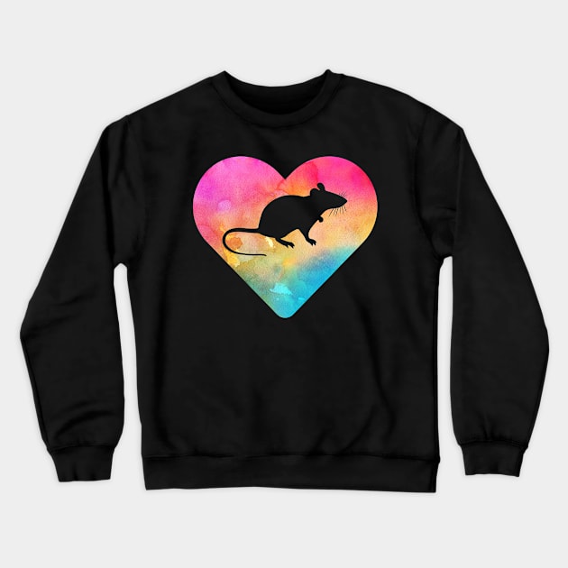 Mouse Gift for Girls and Women Crewneck Sweatshirt by JKFDesigns